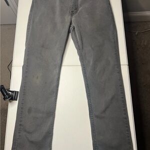 Levi's 511 Mens Jeans Gray Denim 34x30
